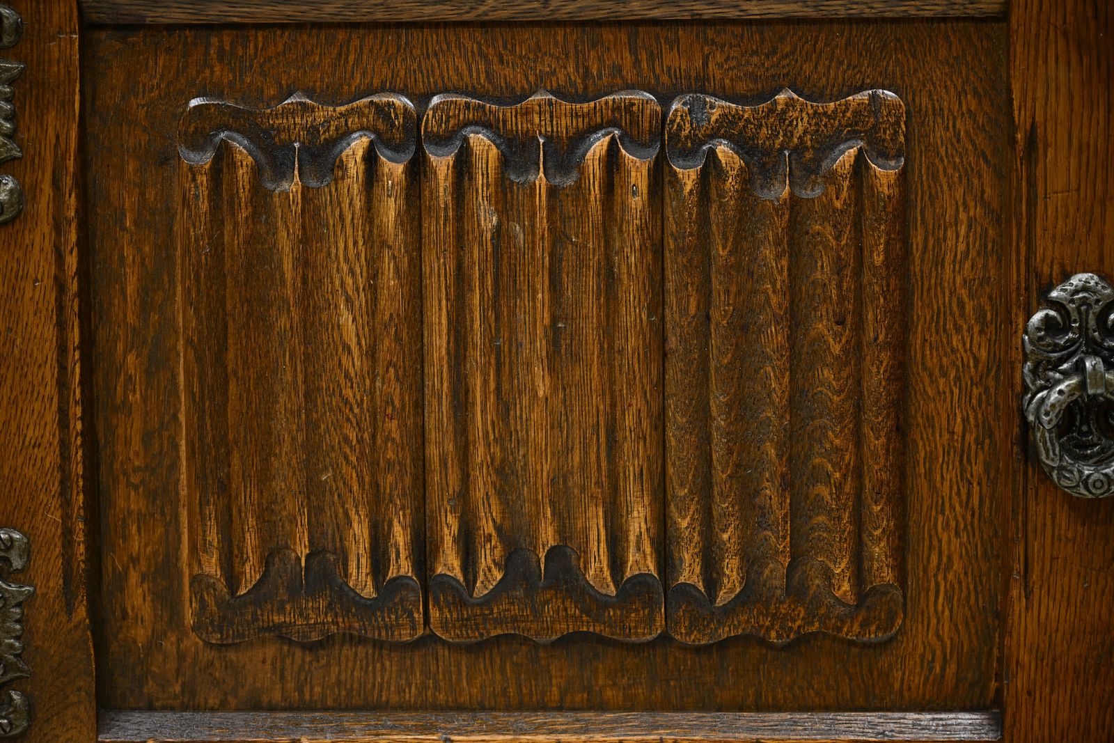 347.0 Old Charm Music Vinyl Record Player Cabinet Light Oak #1791 Free Uk Delivery photo