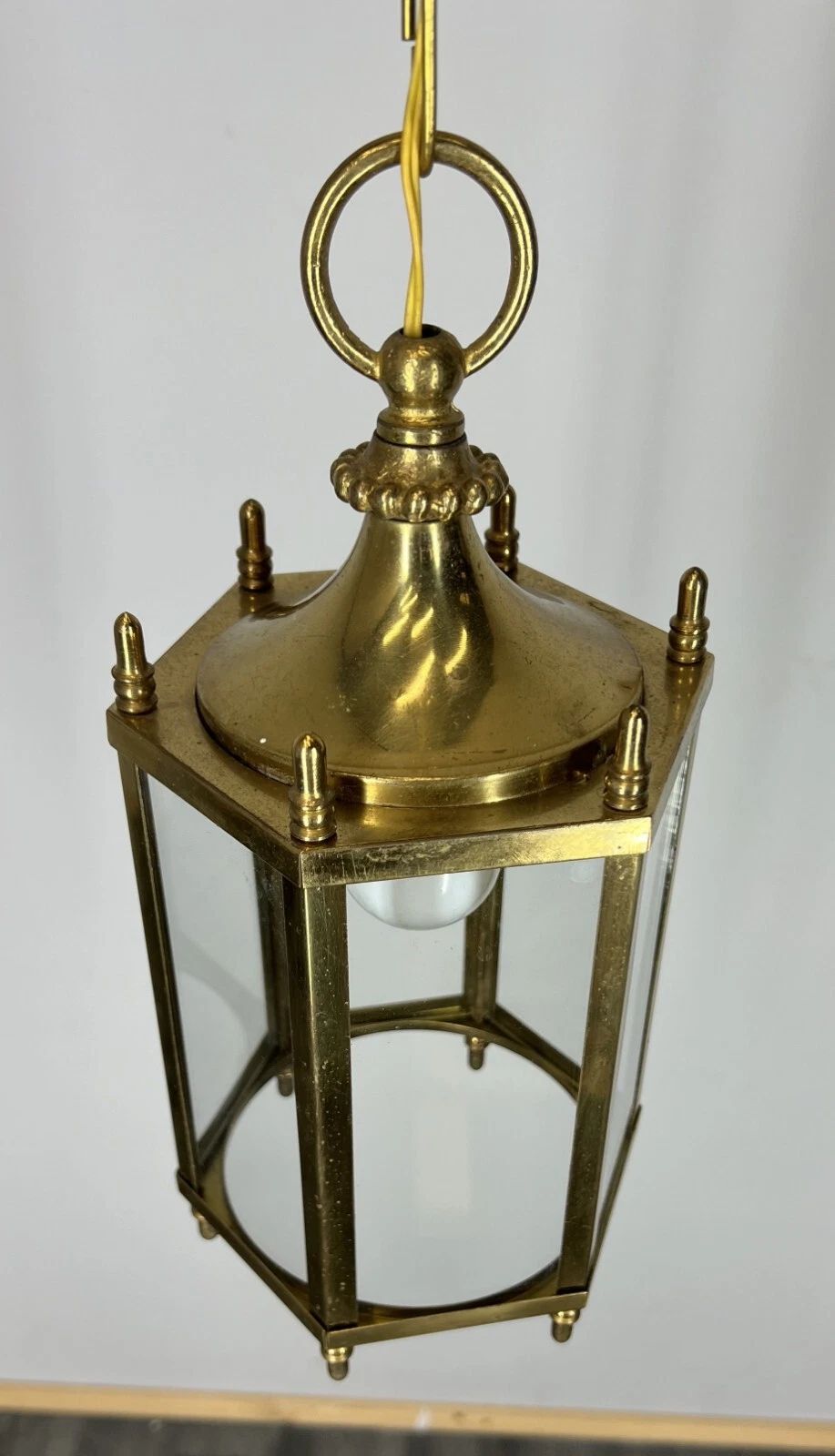 Ceiling Lamp Vintage Style Brass Pendant Chandelier Lantern Light Lot 5254 photo 199.0
