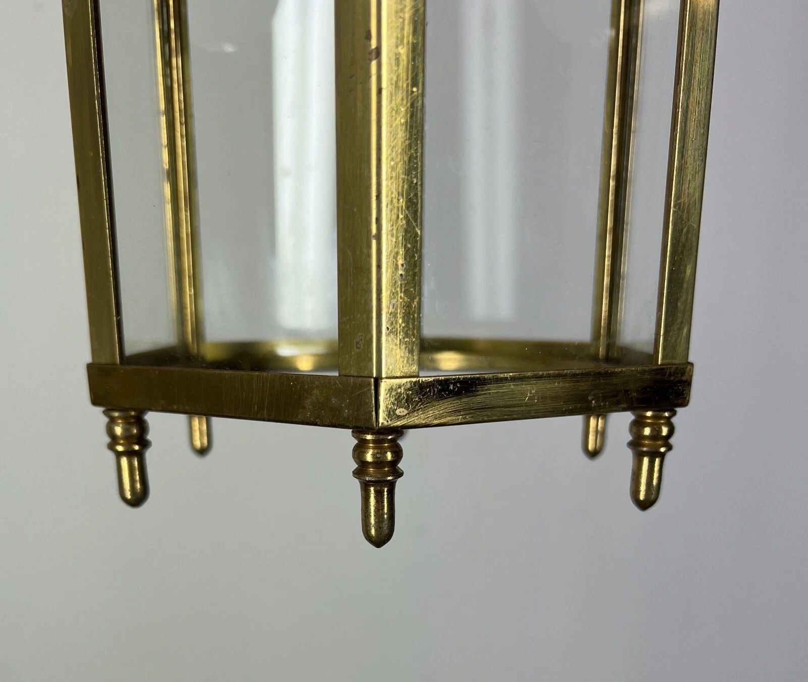 photo furniture Ceiling Lamp Vintage Style Brass Pendant Chandelier Lantern Light Lot 5254