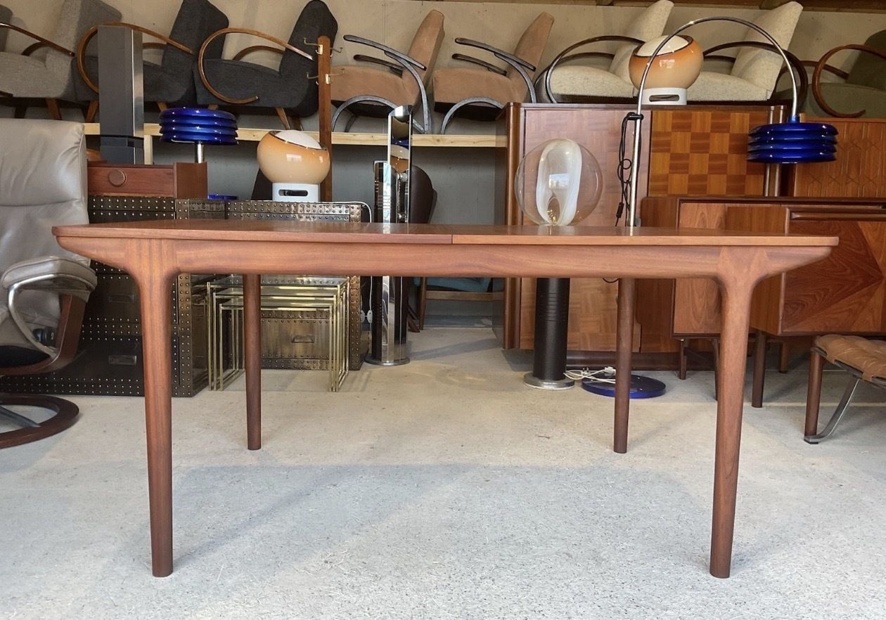 Mid Century T3 Teak Macintosh Double Extending Dining Table 1970s photo for sale
