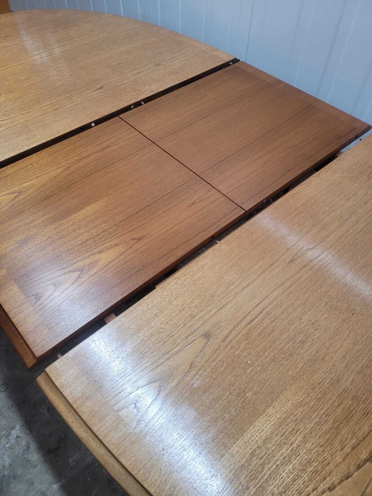 Nathan Extendable Dining Table And Five Chairs Mid Century photo vintage
