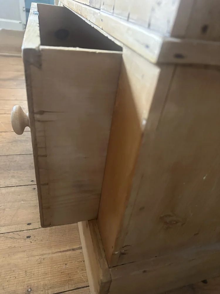 Old Pine Cupboard With Shelves Wardrobe photo Furniture