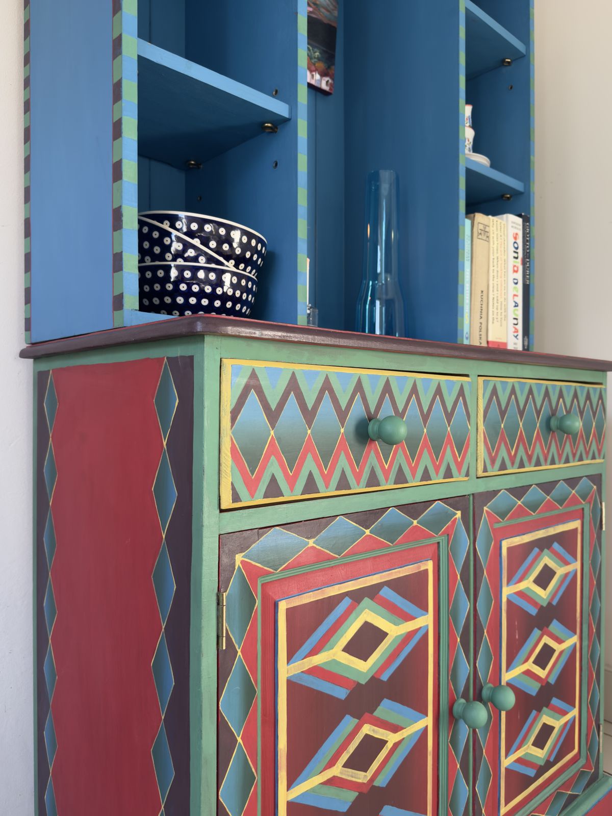 photo furniture Hand Painted Welsh Dresser