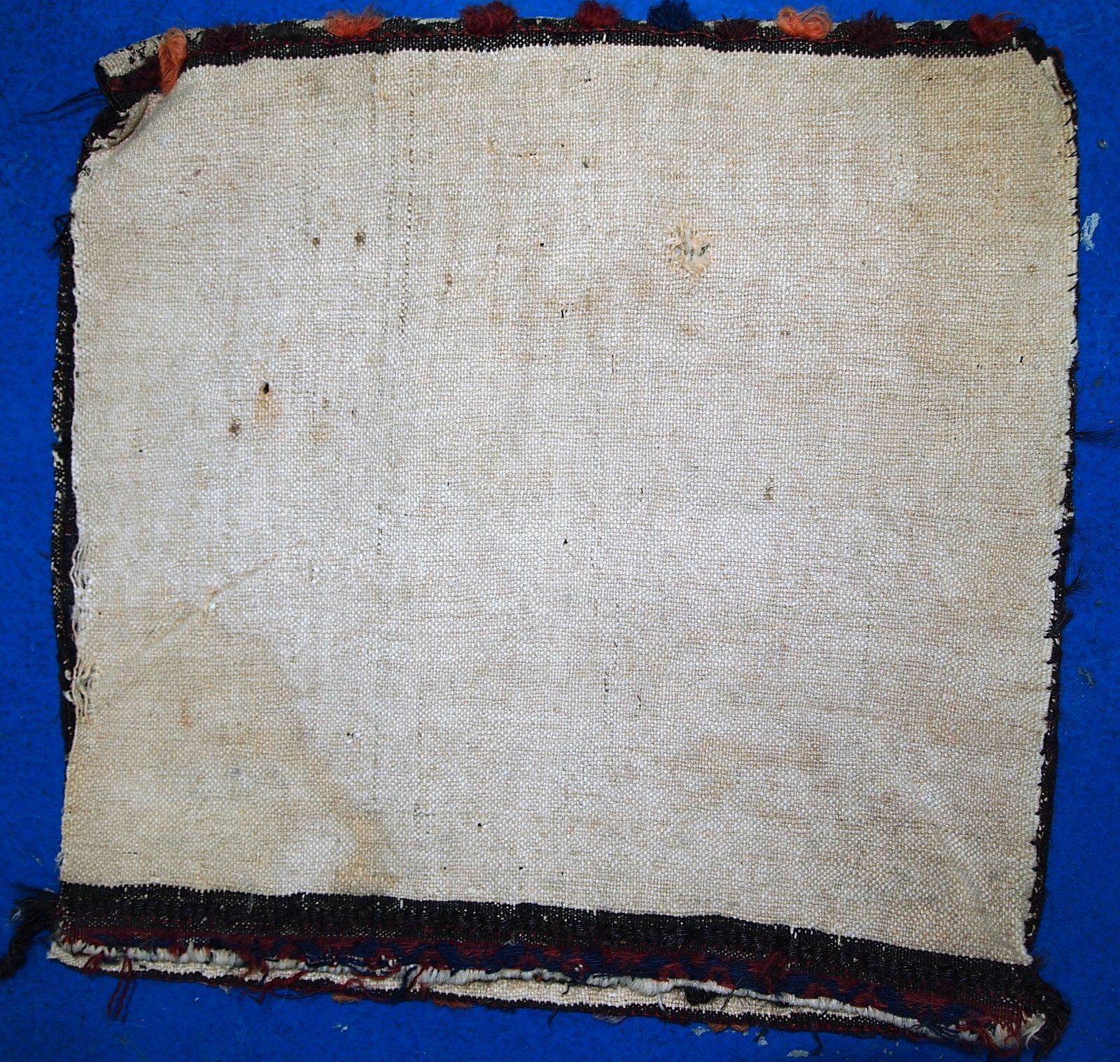 Antiek Afghaanse Baluch zoutzak 1.4' X 1.5' Wol jaren 1900 photo buy
