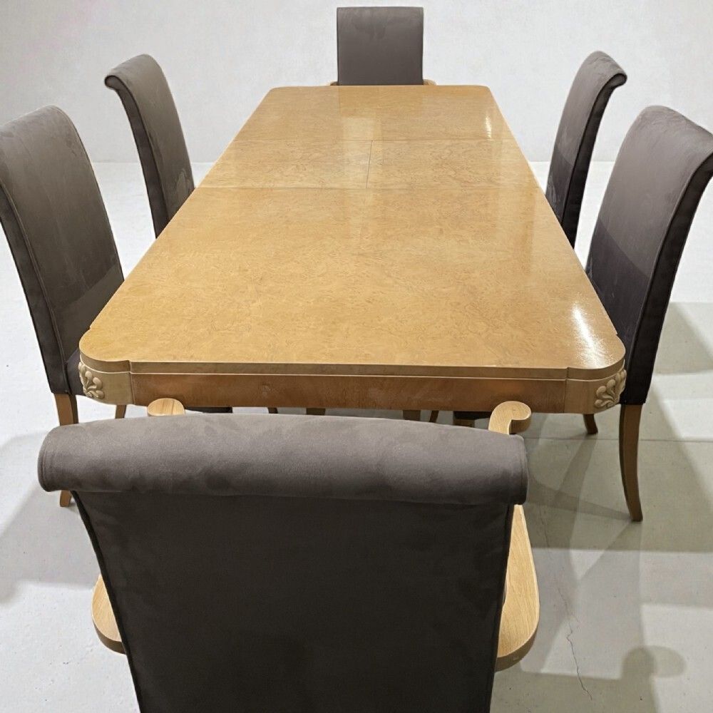 Fine Art Deco Hille Dining Table And Six Chairs photo furniture