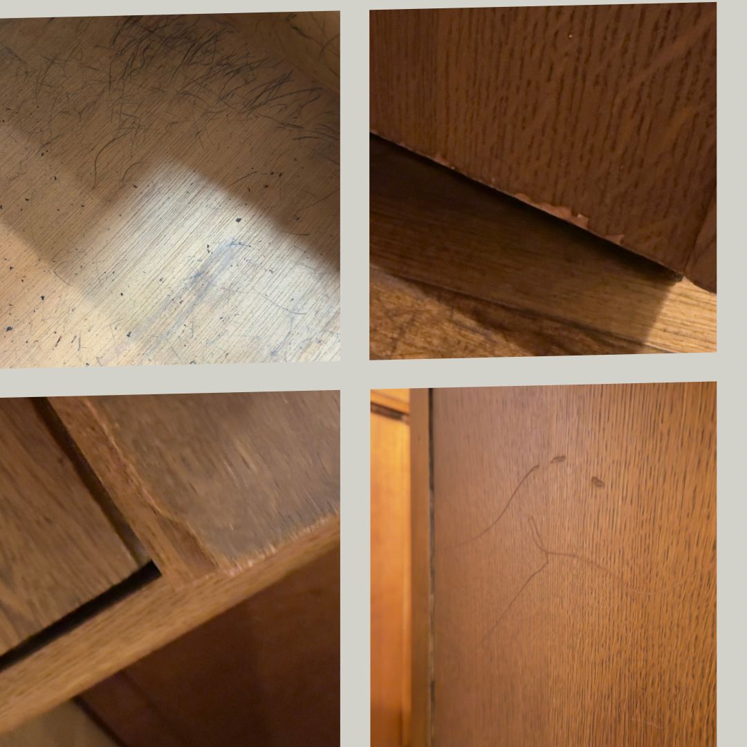 photo furniture Mid Century Oak Desk, 1960s