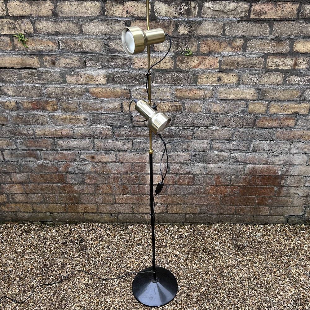 Mid Century Modern Twin Spotlight Floor Lamp