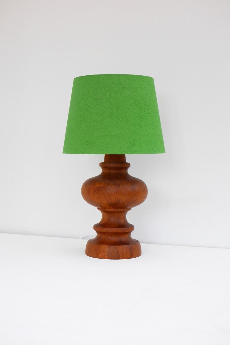 Mid-Century Modern Scandinavische eiken tafellamp van Möllers photo furniture
