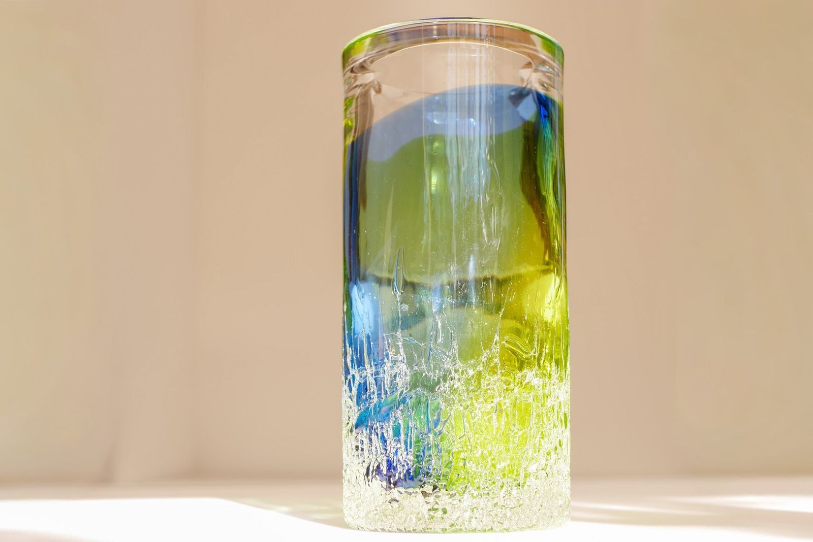 Scandinavisch kunstglas – Unik vaas van Göran Wärff voor Kosta Boda, Zweden, jaren 1980 photo vintage