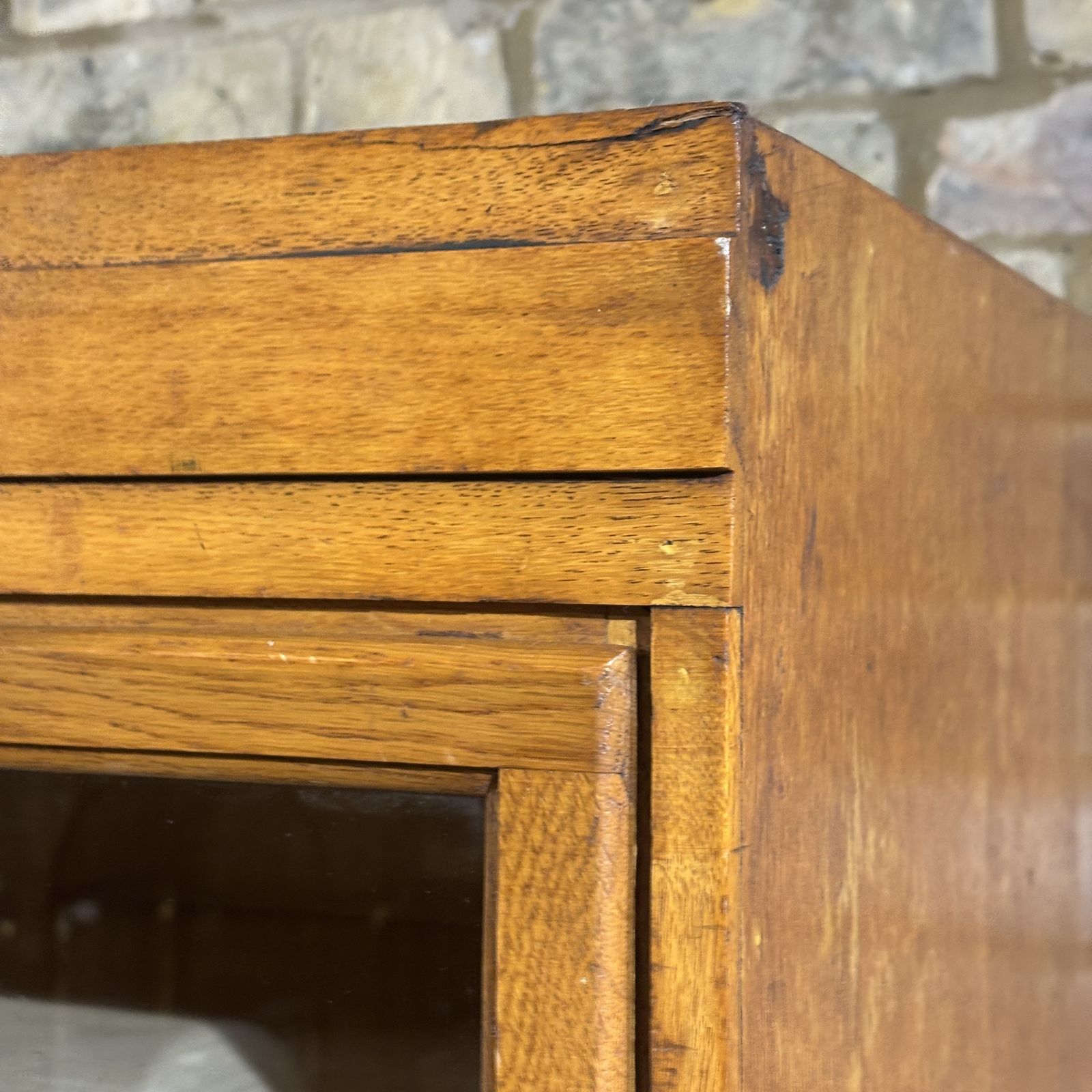 1940s–1950s Oak Haberdashery Cabinet photo furniture