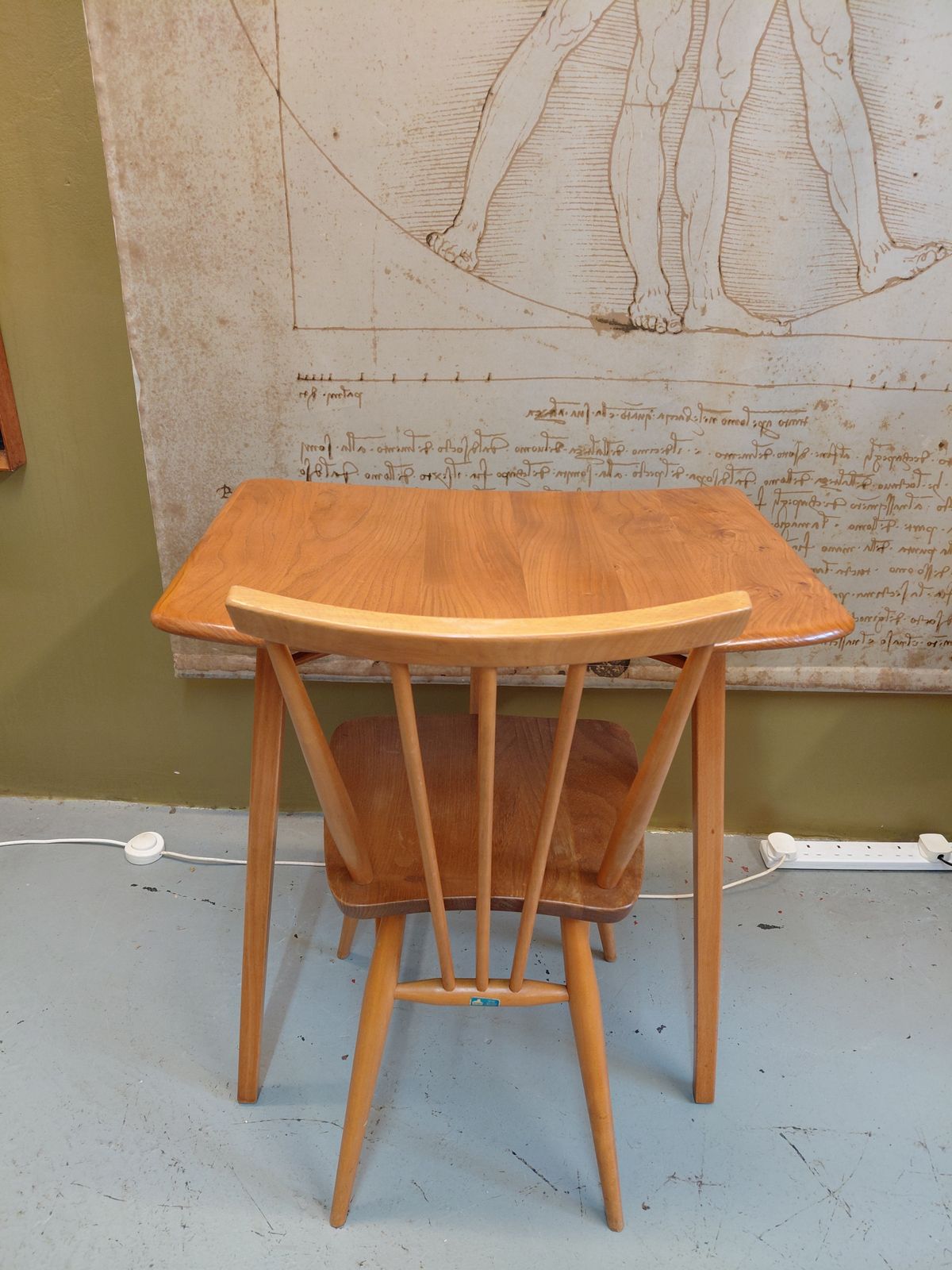 1950s Ercol Blonde Extension Table / Model 265 photo furniture