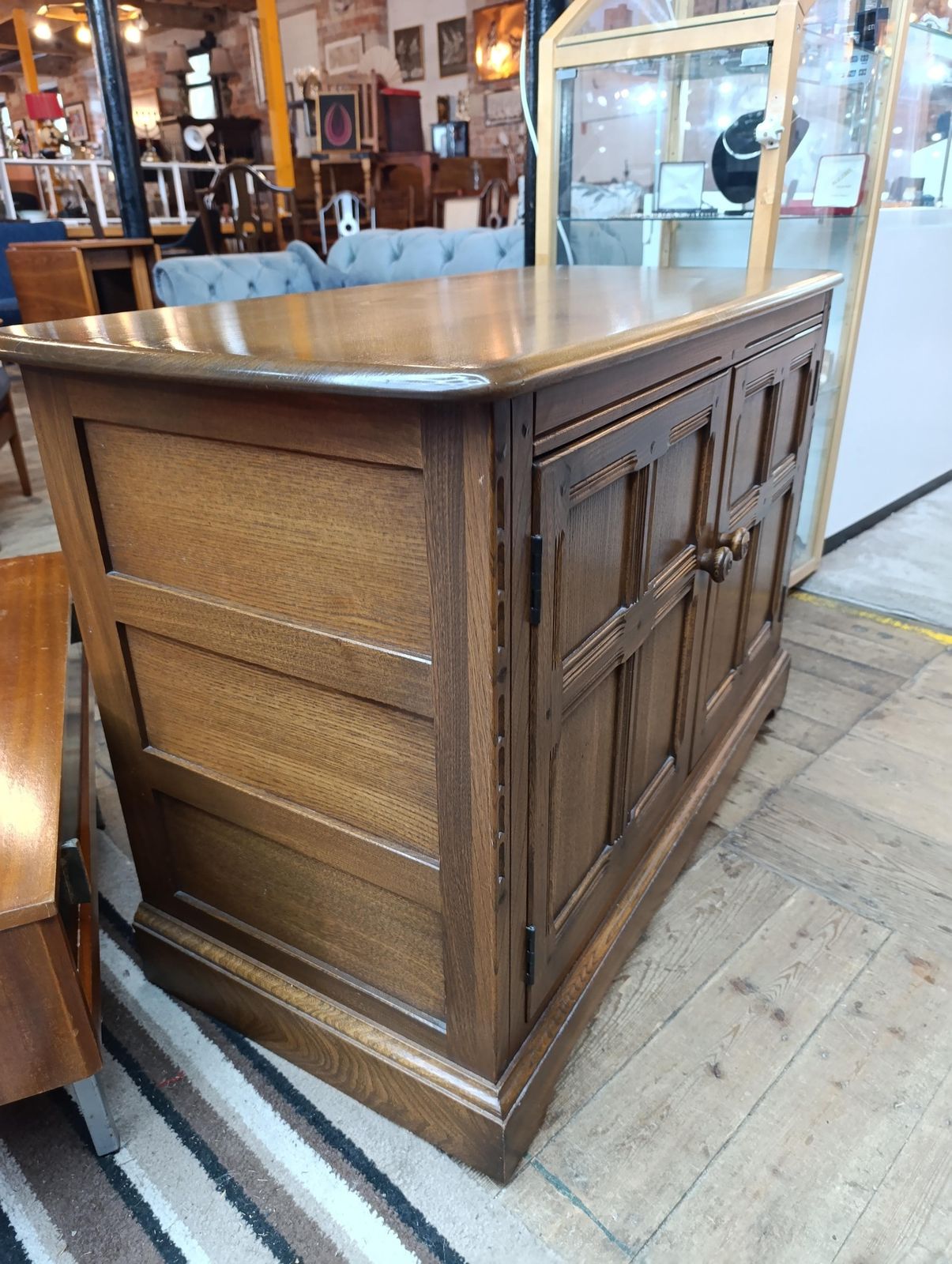 Mid Century Ercol Winchester Sideboard |Media Unit | Model 961 Golden Dawn | 1960s photo for sale