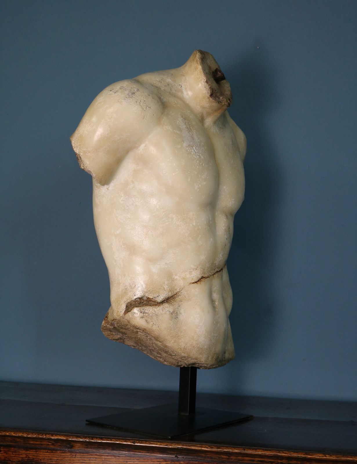 Sculpture Of A Male Torso In The Hellenistic Style photo Home Decor