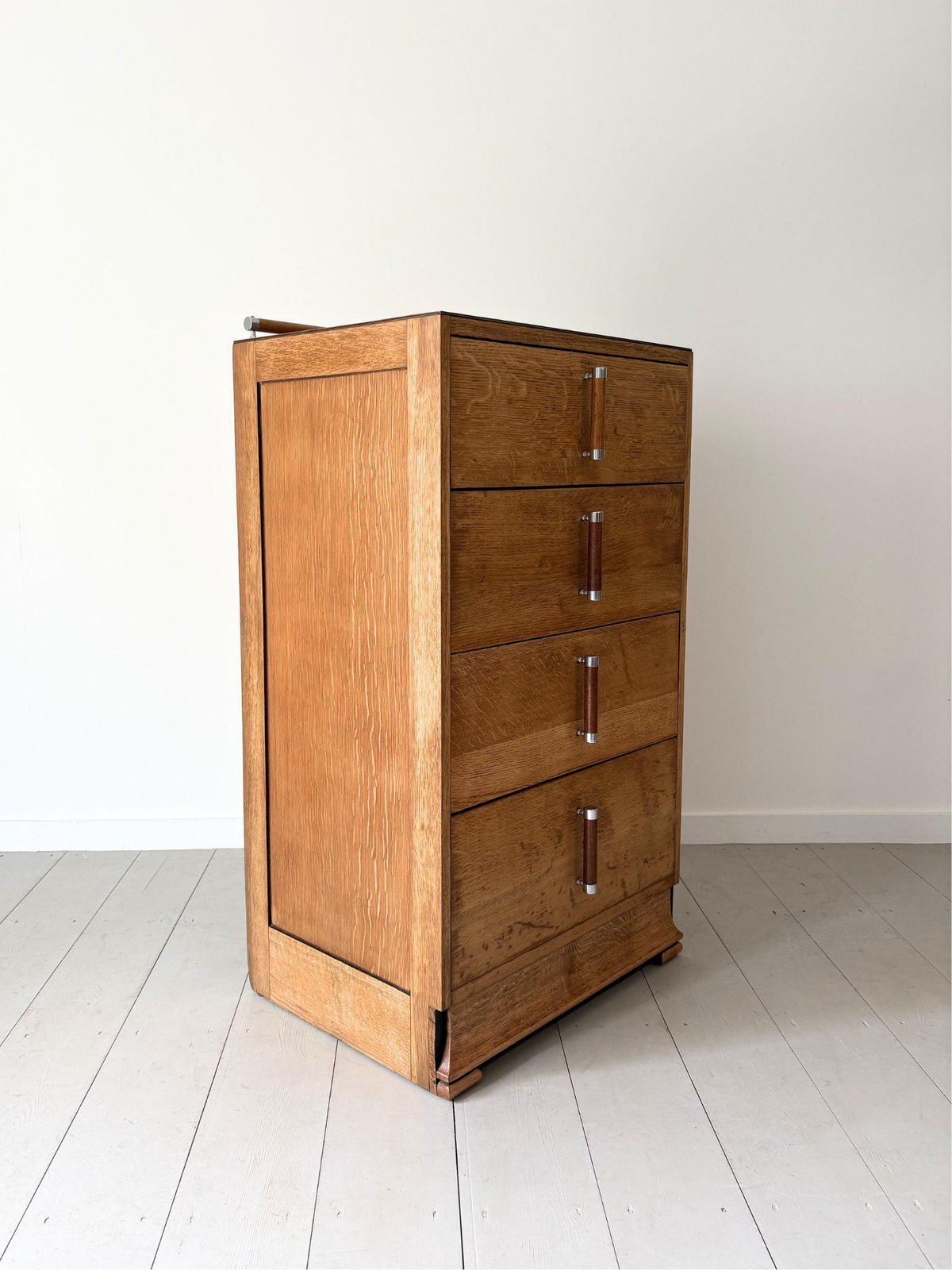photo furniture Art Deco Chest Of Drawers Dresser With Chrome Details