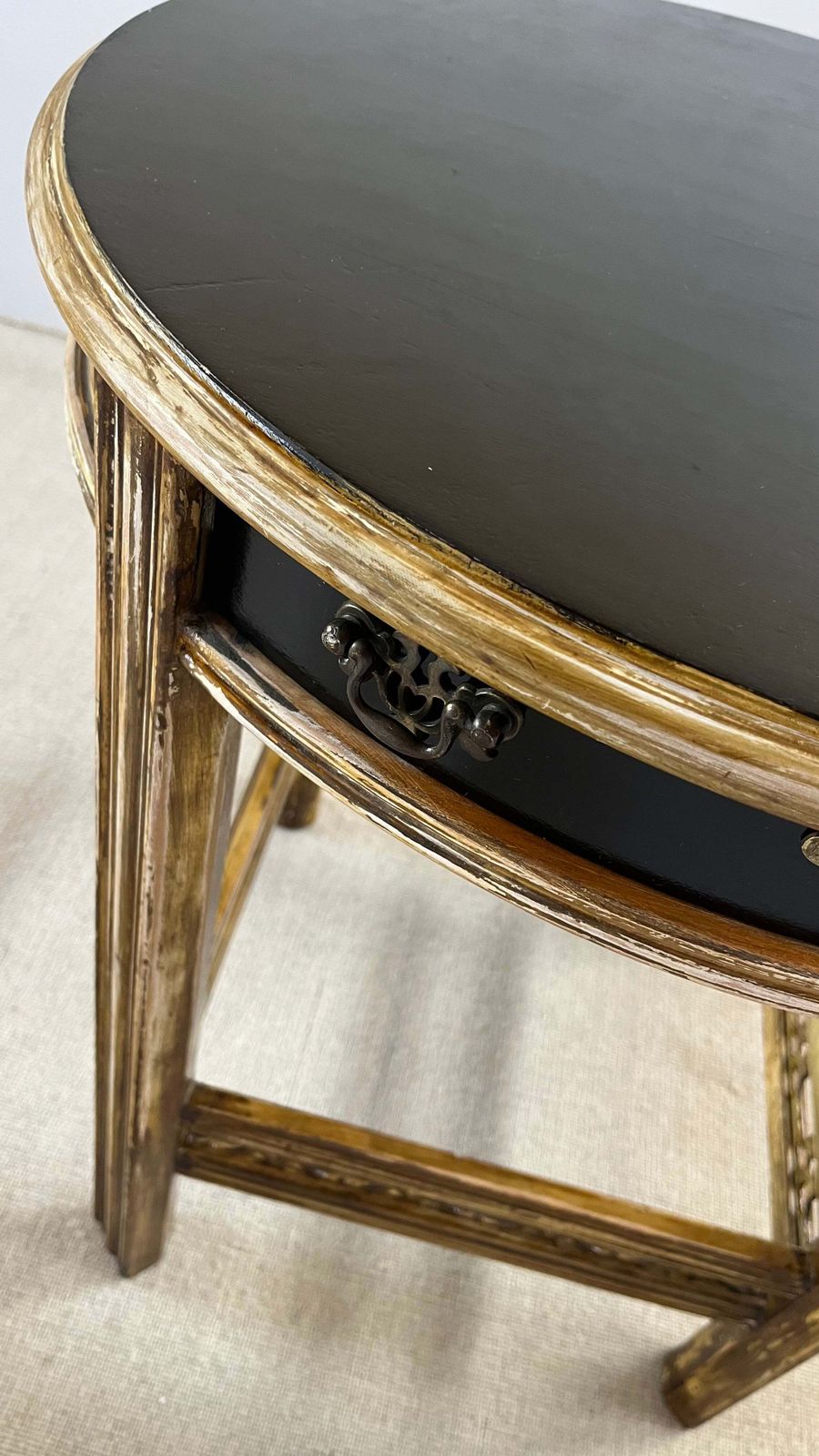 Chinoiserie Lacquered Side Table, 1960/70s By Lane photo for sale