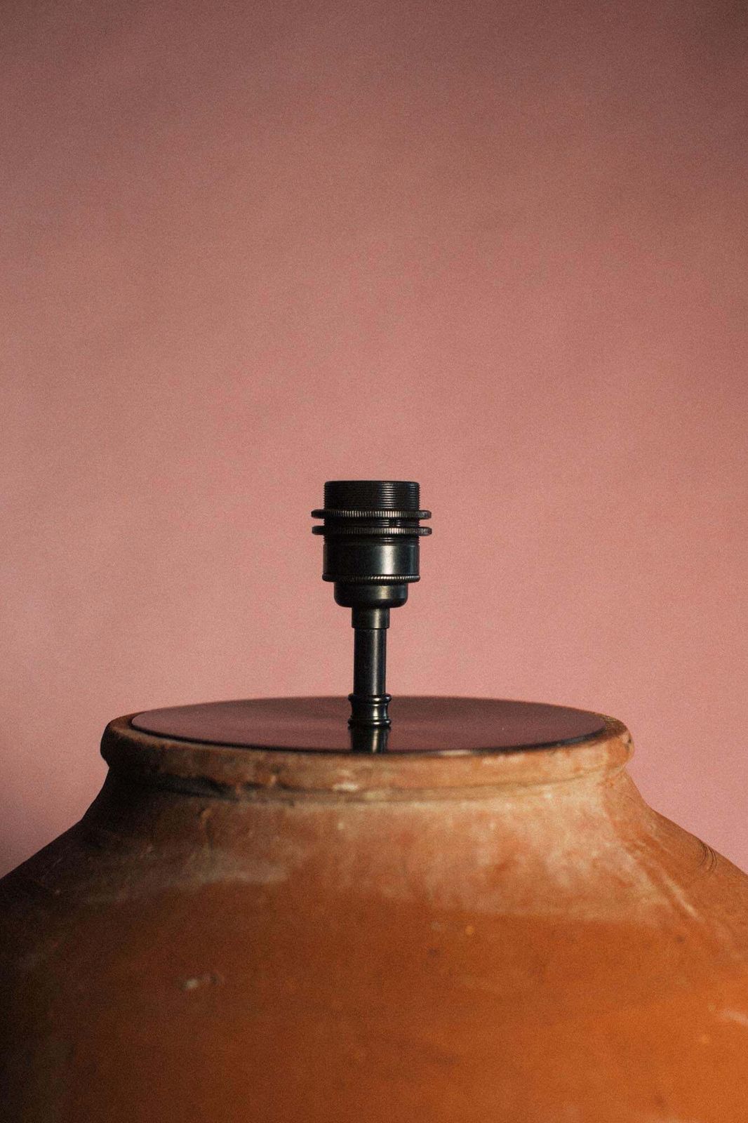 Burnt Earth Monument Lamp photo for sale