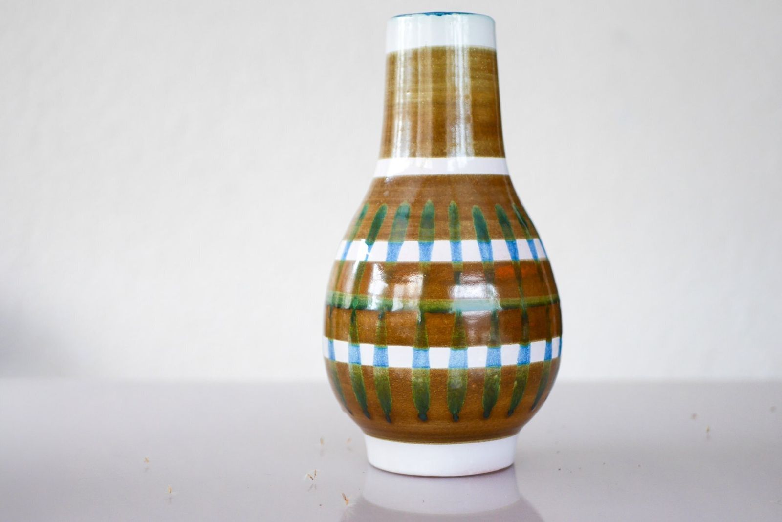Vase Faenza par Ingrid Atterberg pour Upsala Ekeby, Suède, 1960