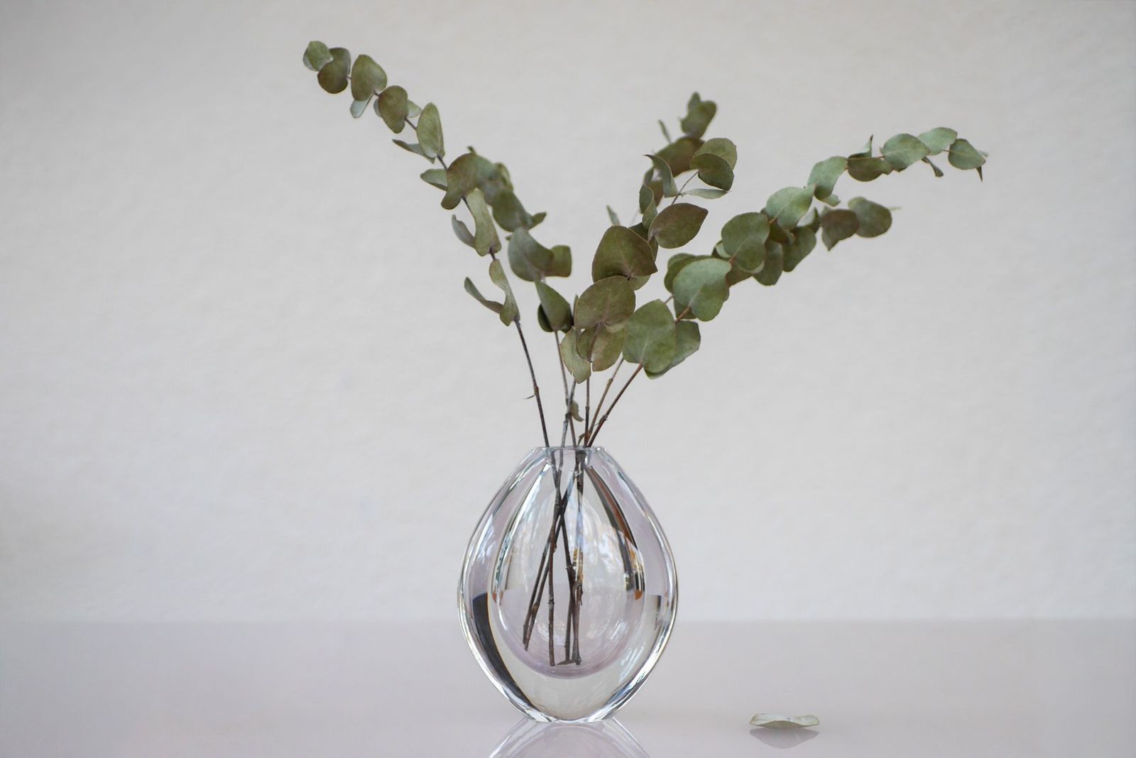 Crystal Lucid Drop Glass Vases By Sven Palmqvist For Orrefors, Sweden, 1950s, Set Of 3 photo for sale