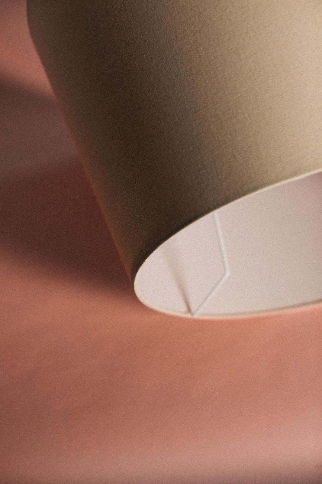 Natural Linen Tapered Empire Lampshade photo vinterior
