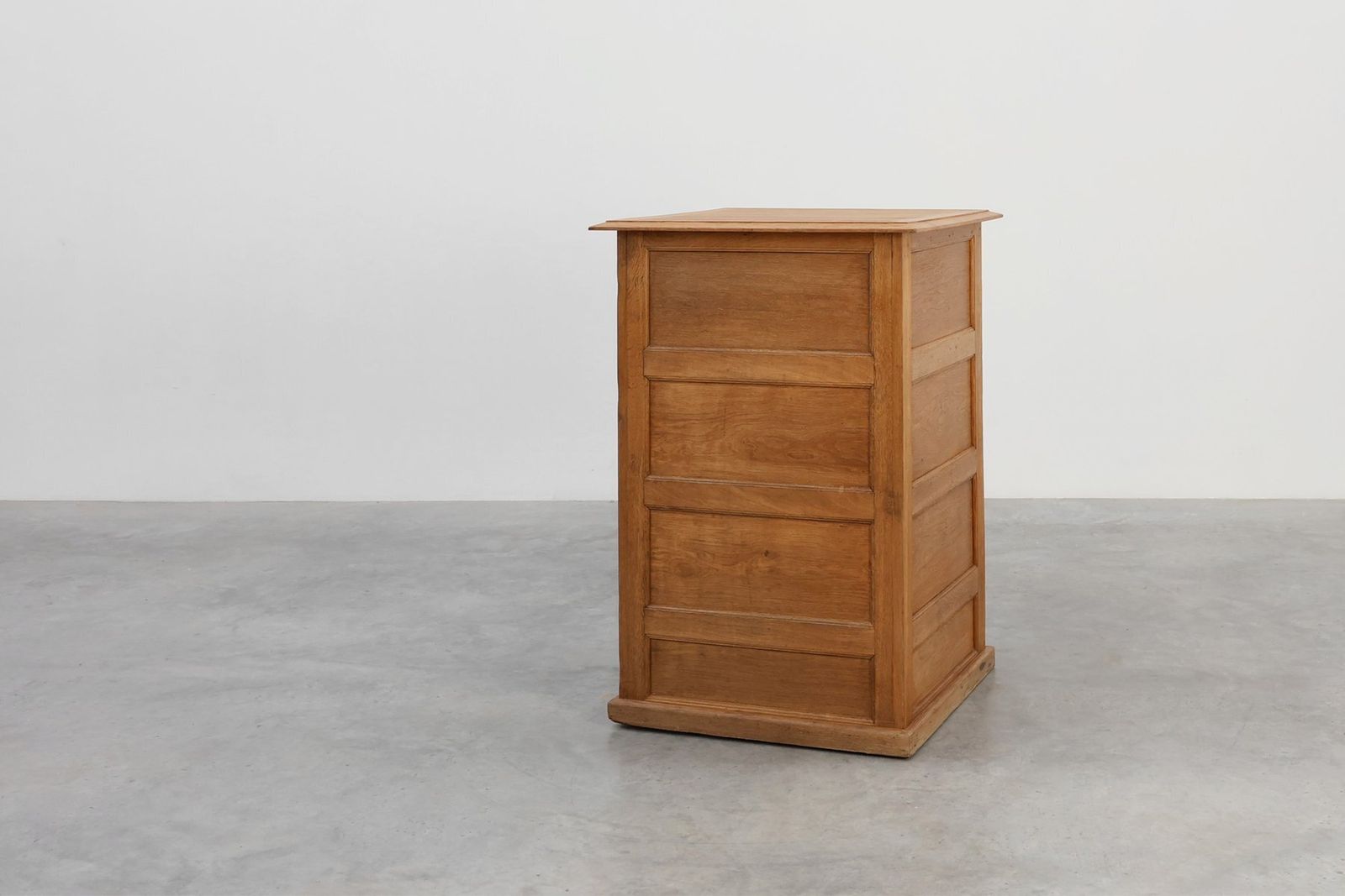 photo for sale Industrial Oak Filing Cabinet With Brass Handles, United Kingdom, 1920s