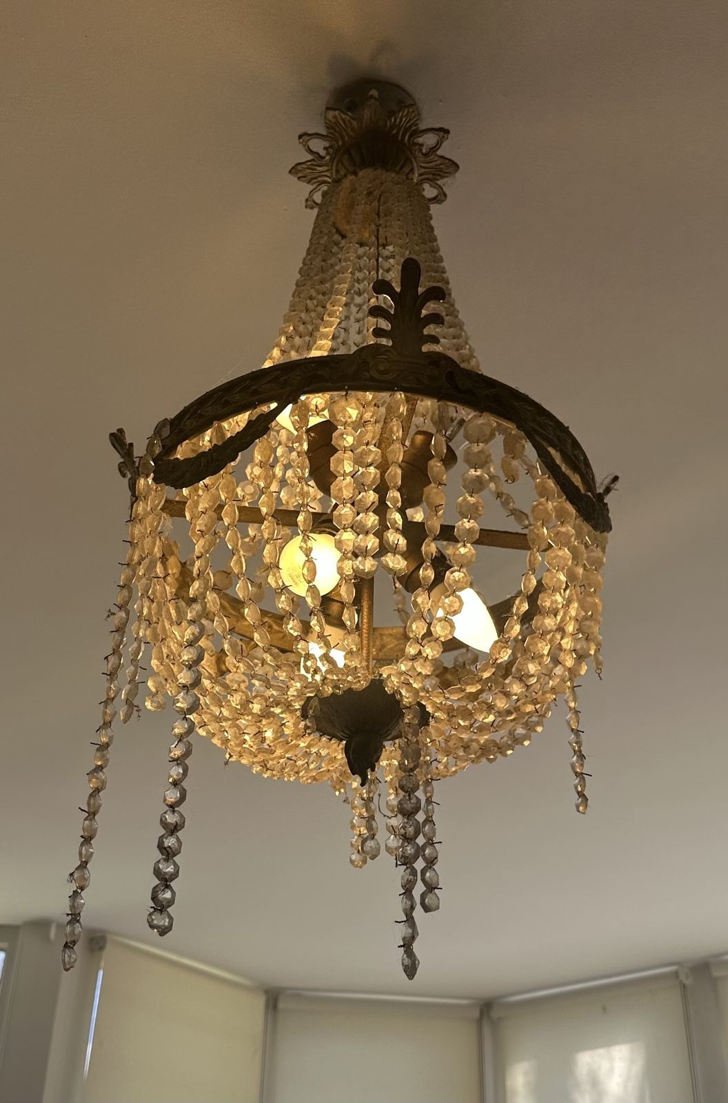 Louis XVI Or French Empire Style "Hot Air Balloon" Chandelier