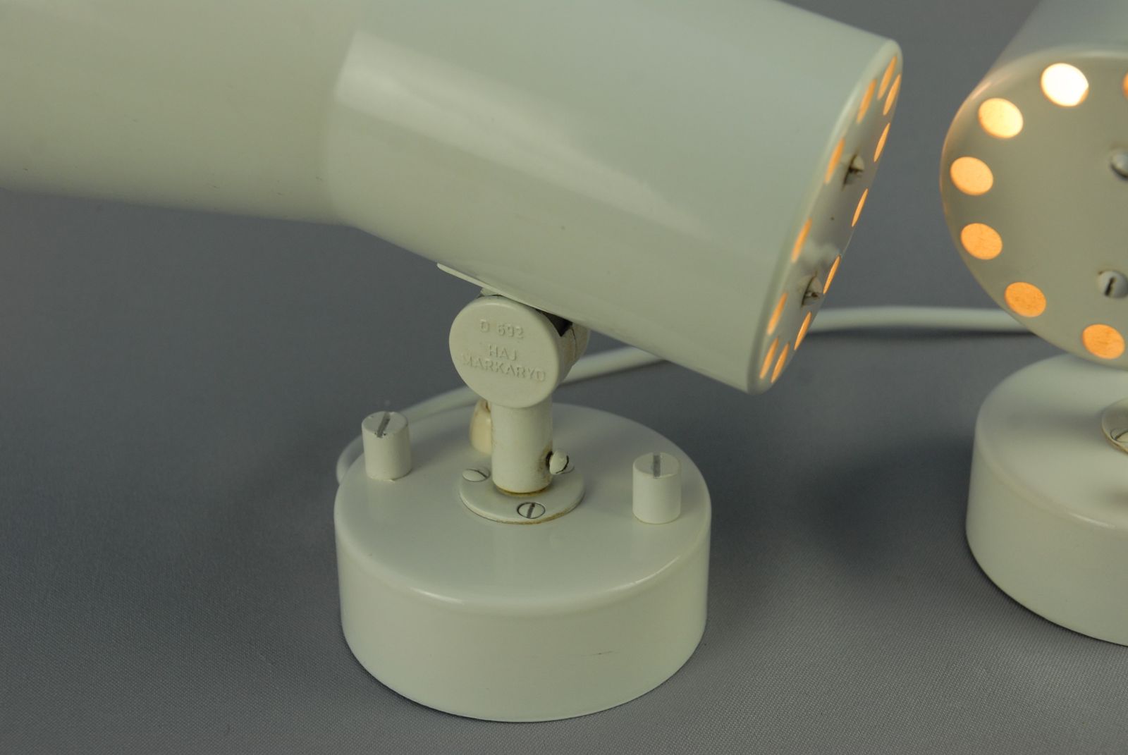 Pair Of Model V 239 Wall Lamps By Hans Agne Jakobsson For Hans Agne Jakobsson Ab, Sweden, 1960s photo vintage
