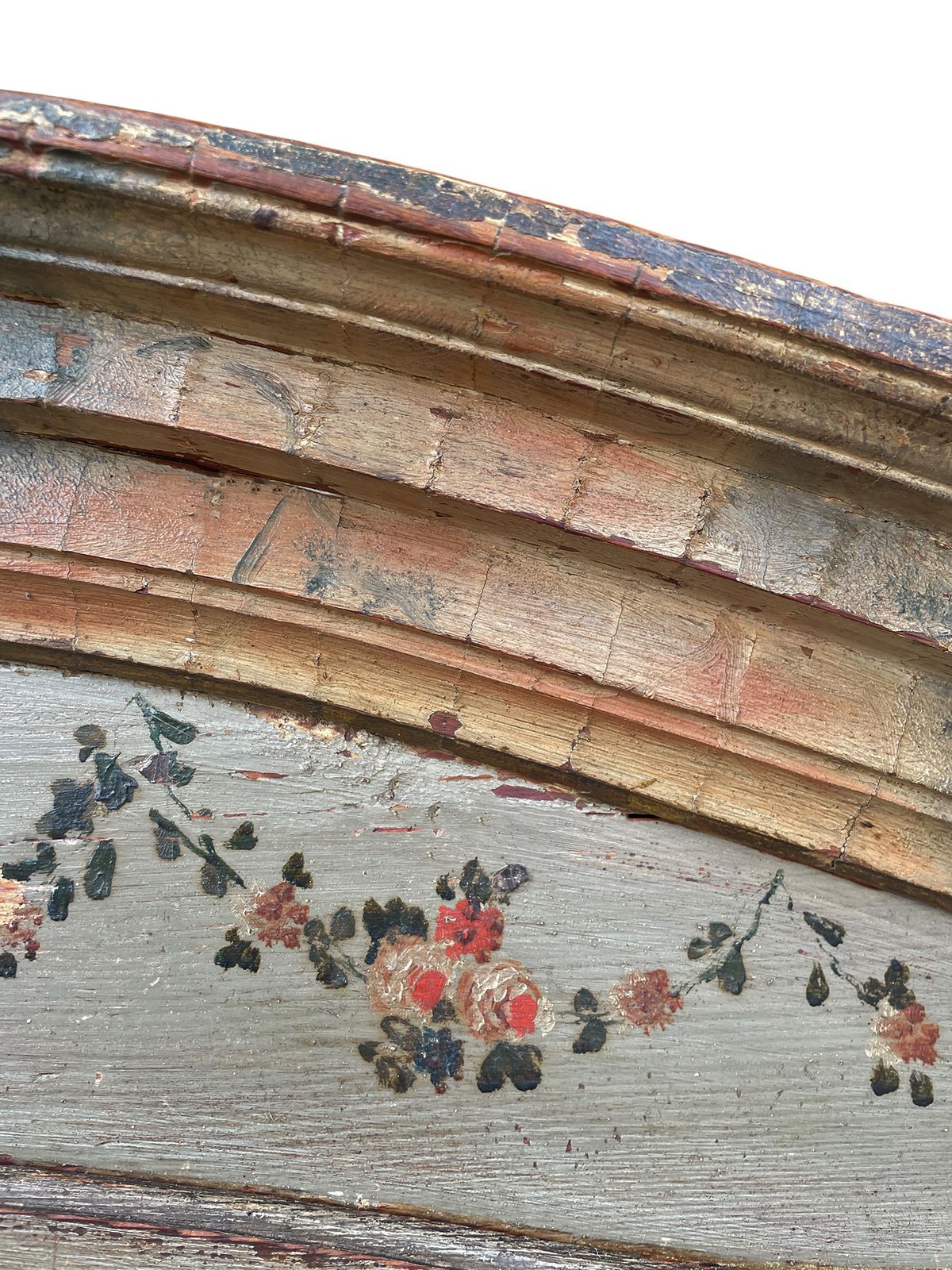 Antique Painted Wardrobe, Dated 1804 photo buy