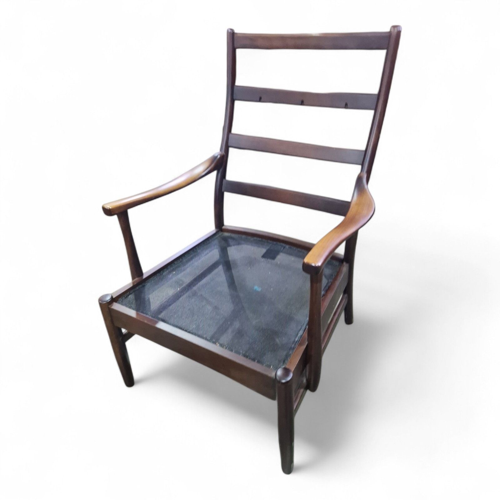 Furniture Danish Mid Century Modern Armchair Teak Lounge Chair Vintage Scandinavian photo
