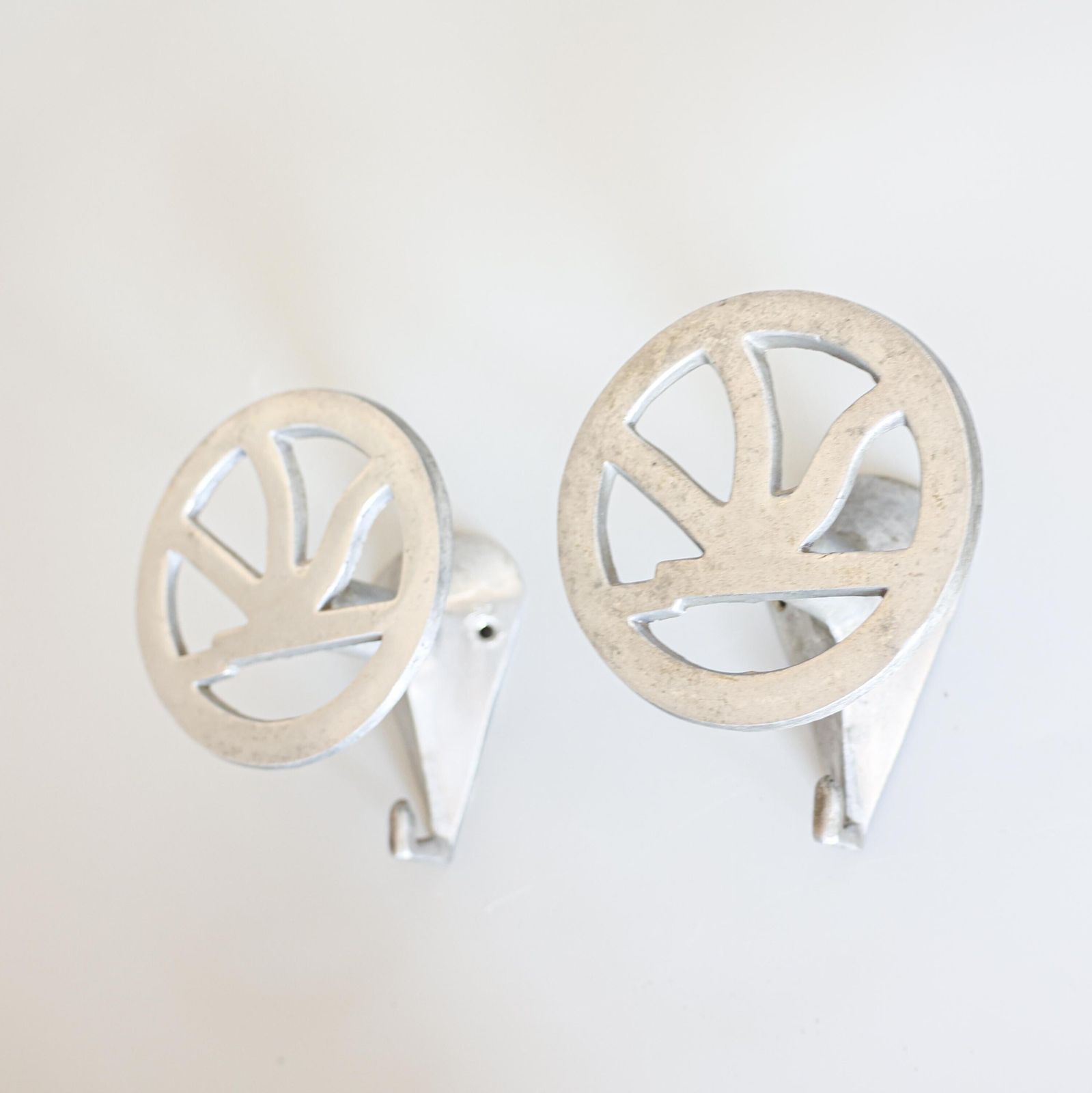 A Set Of 2 Art Deco Italian Coat Hooks, 1930s. photo vinterior
