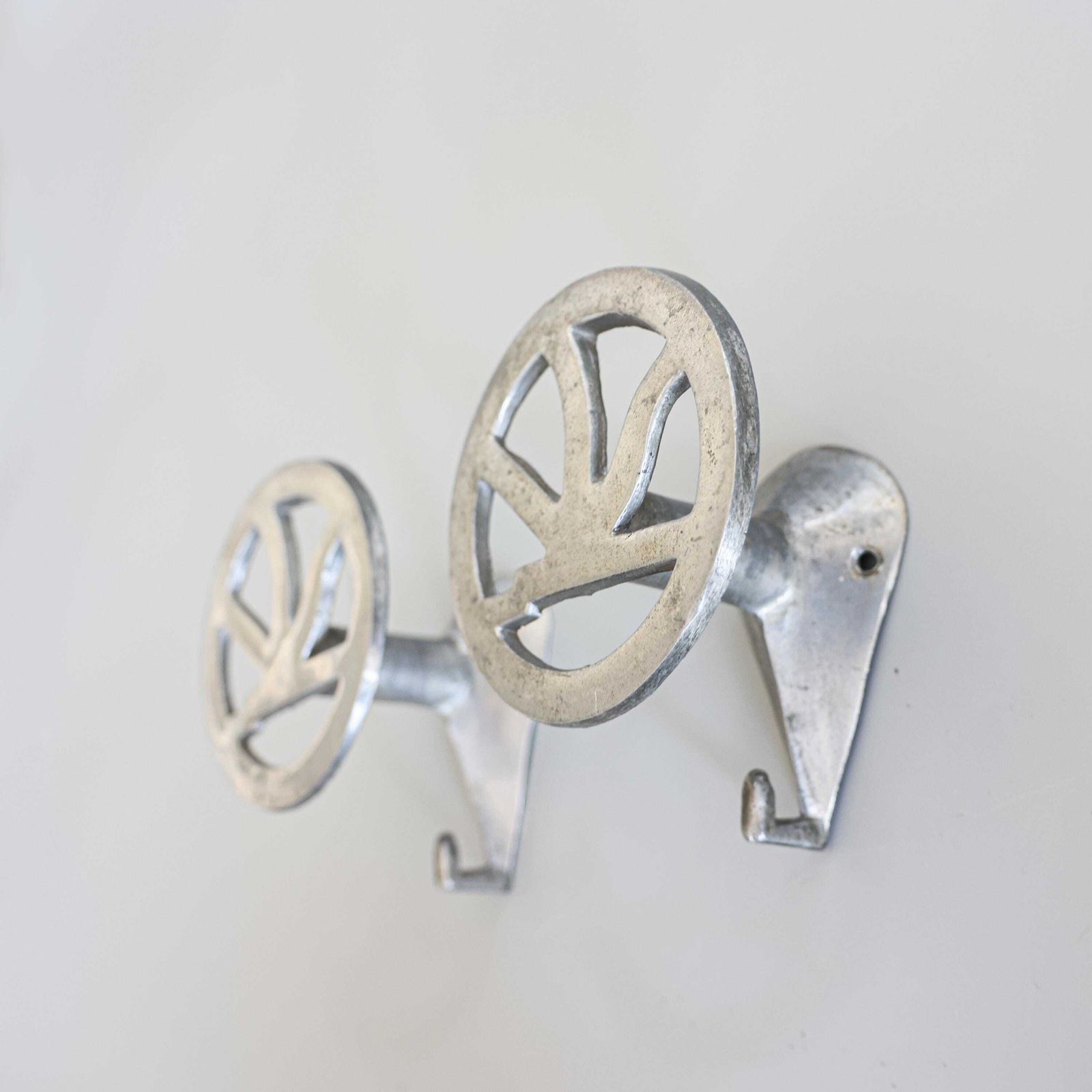 Lot de 2 patères italiennes Art déco, années 1930. photo vintage