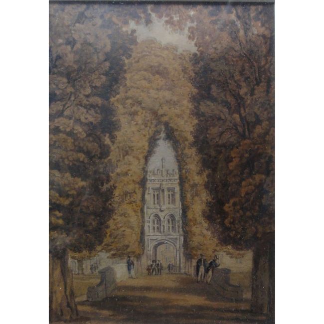 James Sargant Storer Trinity College Gateway From The Backs Cambridge