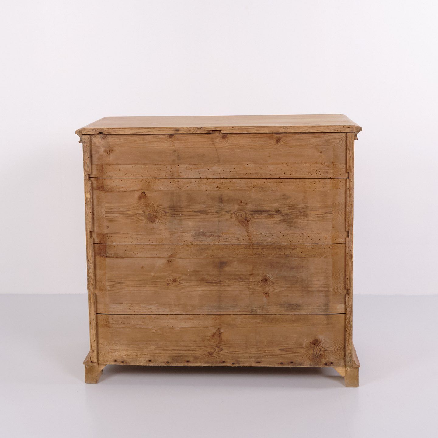 Chest Of Drawers In Solid Pine With 4 Drawers, 1920s photo 608.0