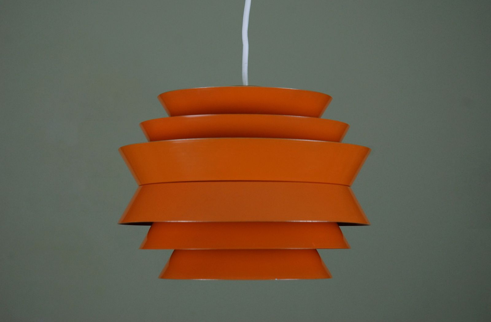 Vintage Swedish Trava Pendant Lamp By Sigurd Lindkvist For Granhaga Metallindustri photo vinterior
