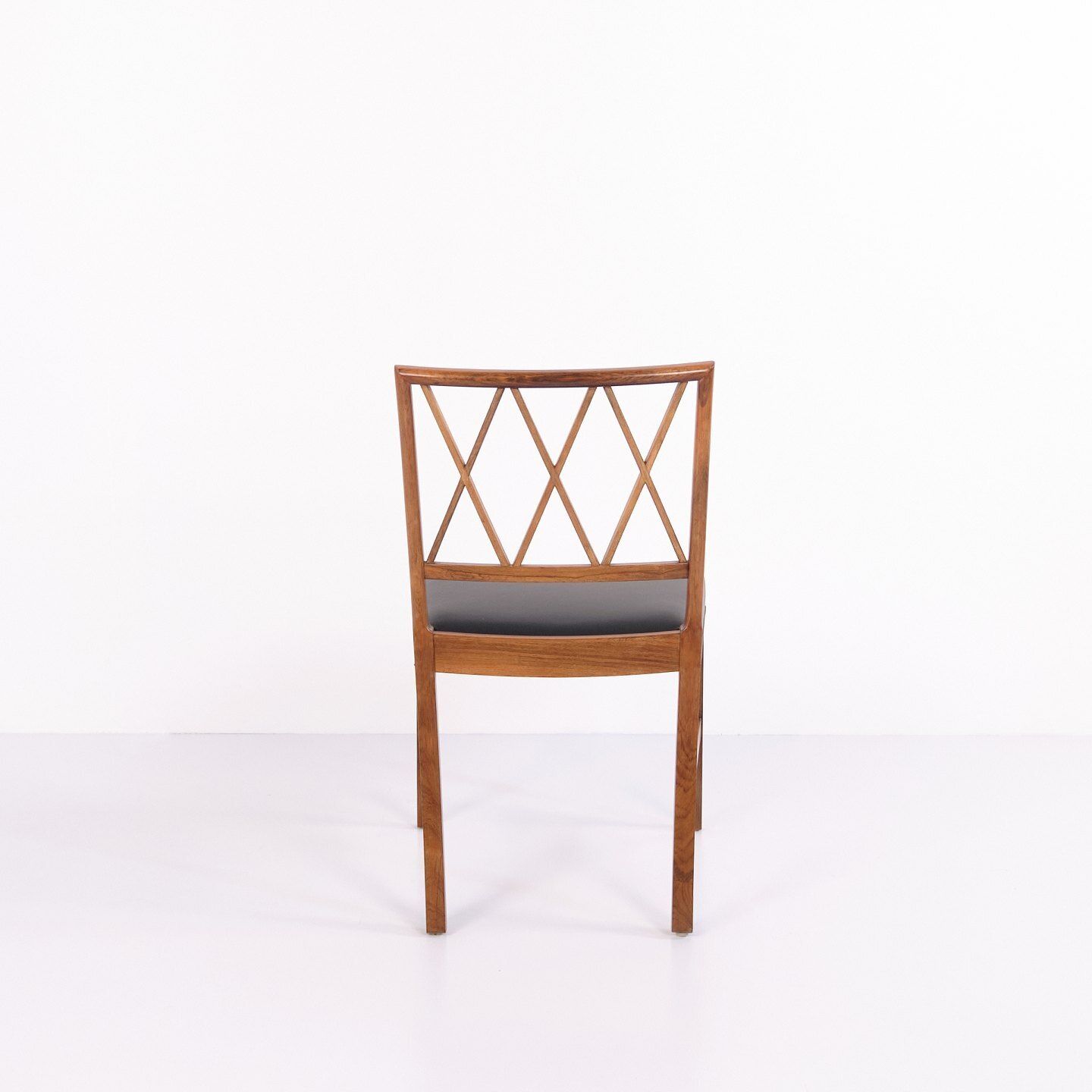 Set Of 4 Dining Chairs In Rosewood By Ole Wanscher For A.J. Iversen, 1940s photo 3750.0
