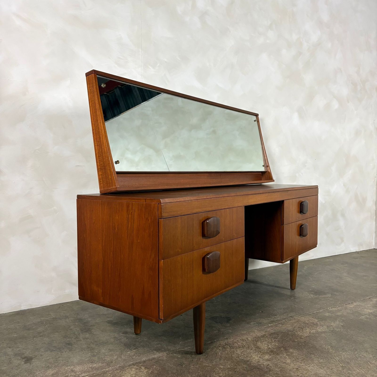 Stonehill Teak Dressing Table Mid Century Retro Mcm photo Furniture
