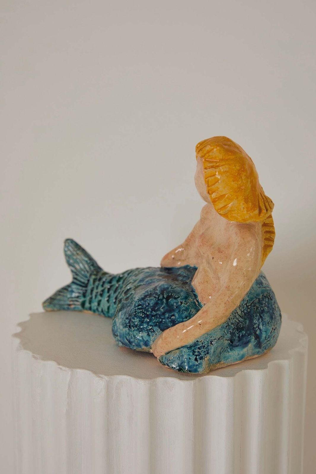 Ceramic Mermaid Statue photo for sale