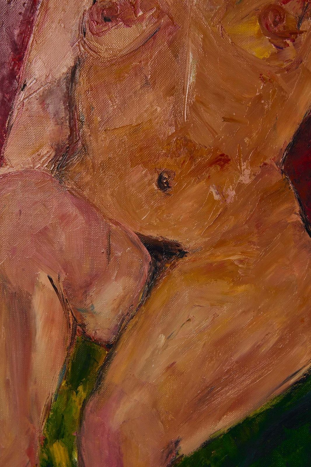 Nude Portrait Of Lady photo vintage