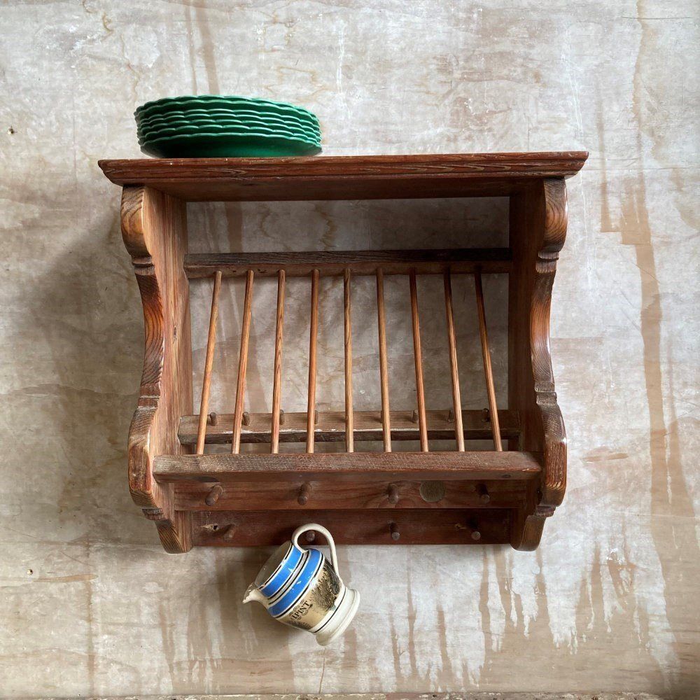 Vintage Kitchen Plate Rack, 1960s photo furniture