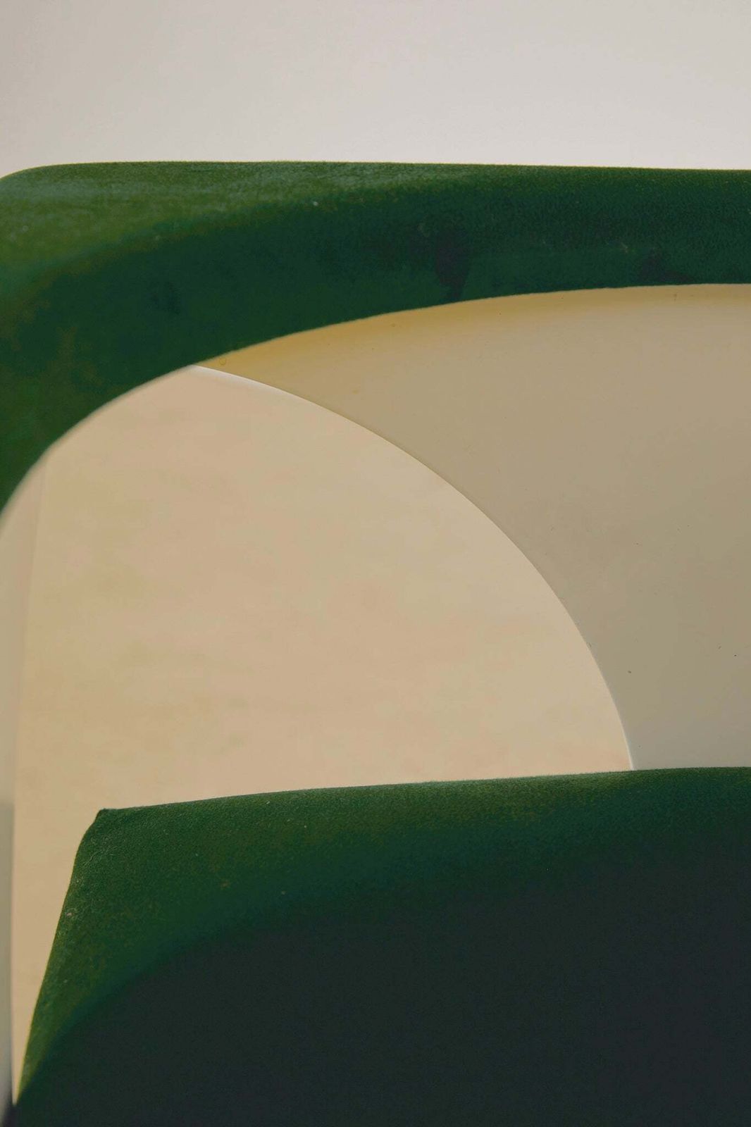 Green Velvet Space Age Armchair photo vintage