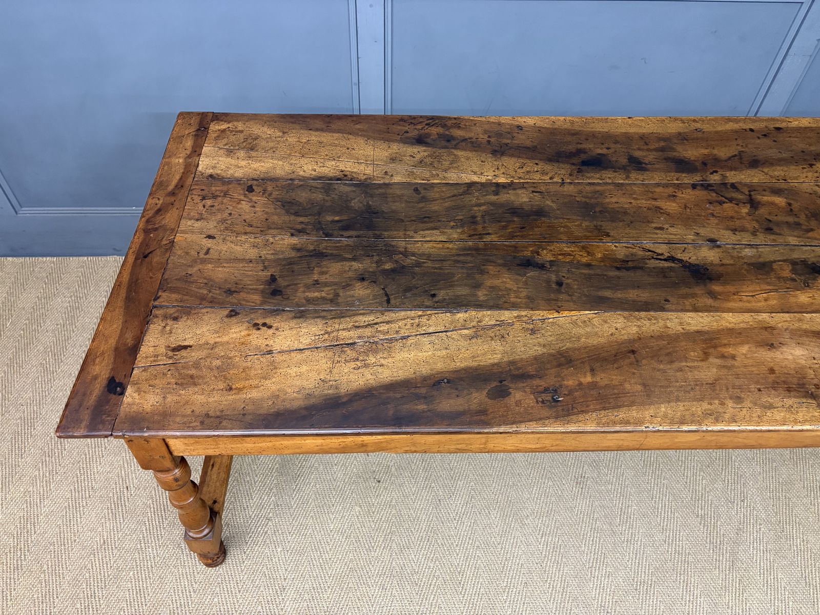 Early 19th Century Walnut Refectory Farmhouse Table photo 2750.0