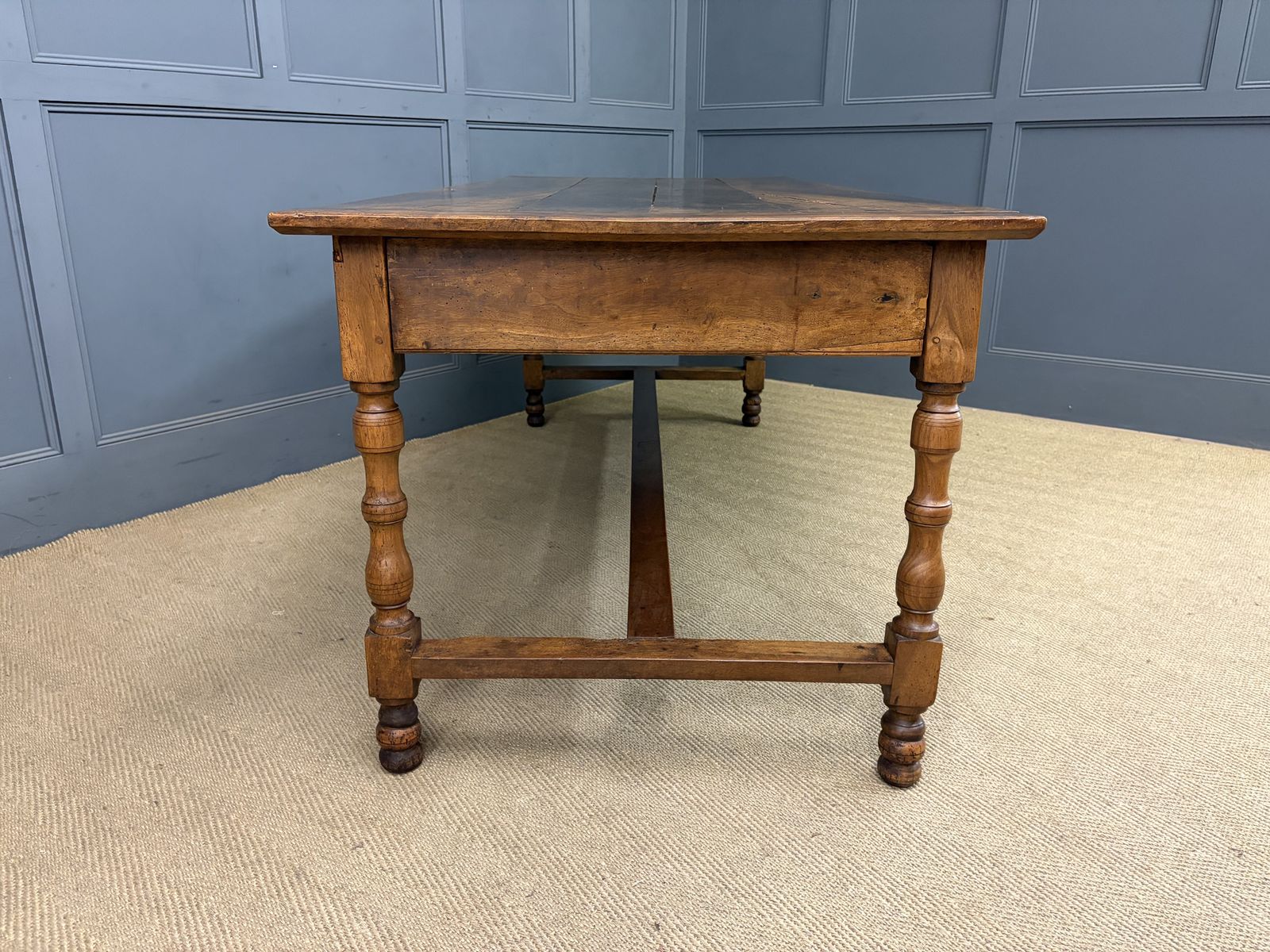 photo for sale Early 19th Century Walnut Refectory Farmhouse Table