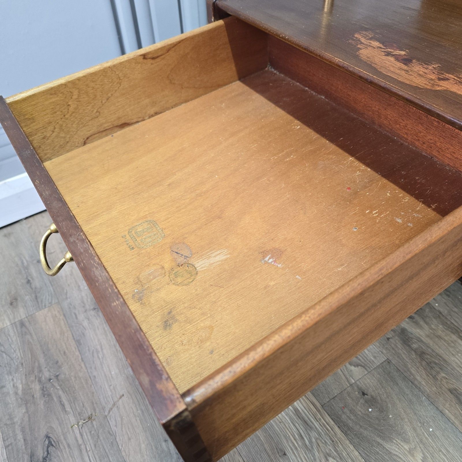 photo buy Vintage G Plan Headboard Tola Bedside Tables Cabinets Mid Century Double Bed