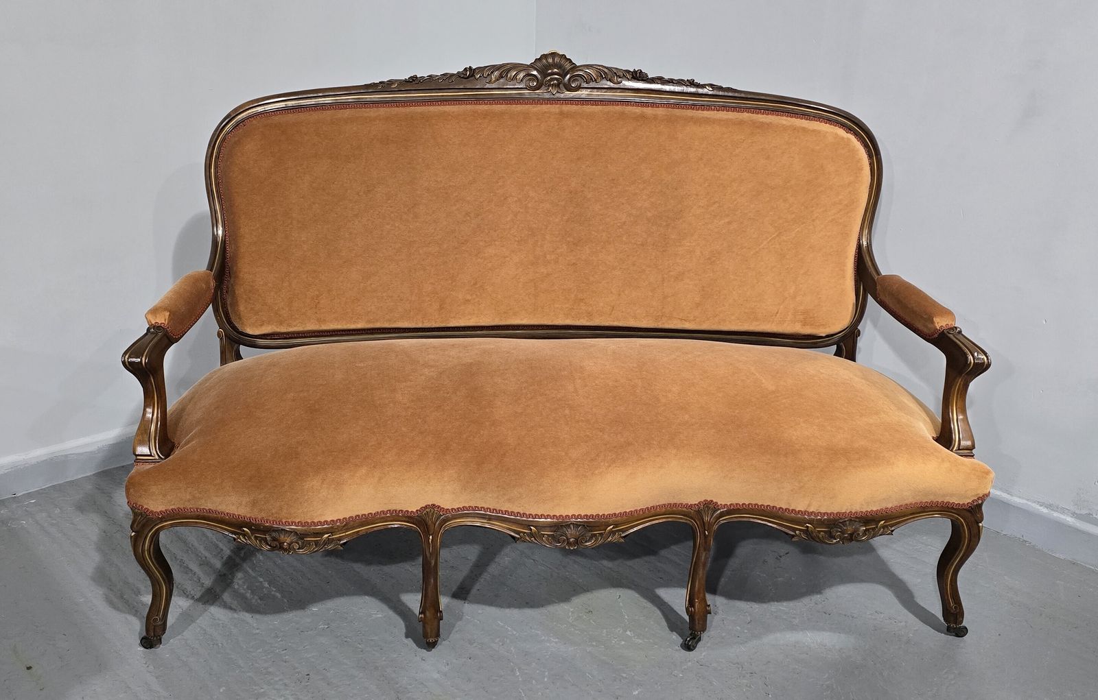 Outstanding French Walnut Couch photo for sale