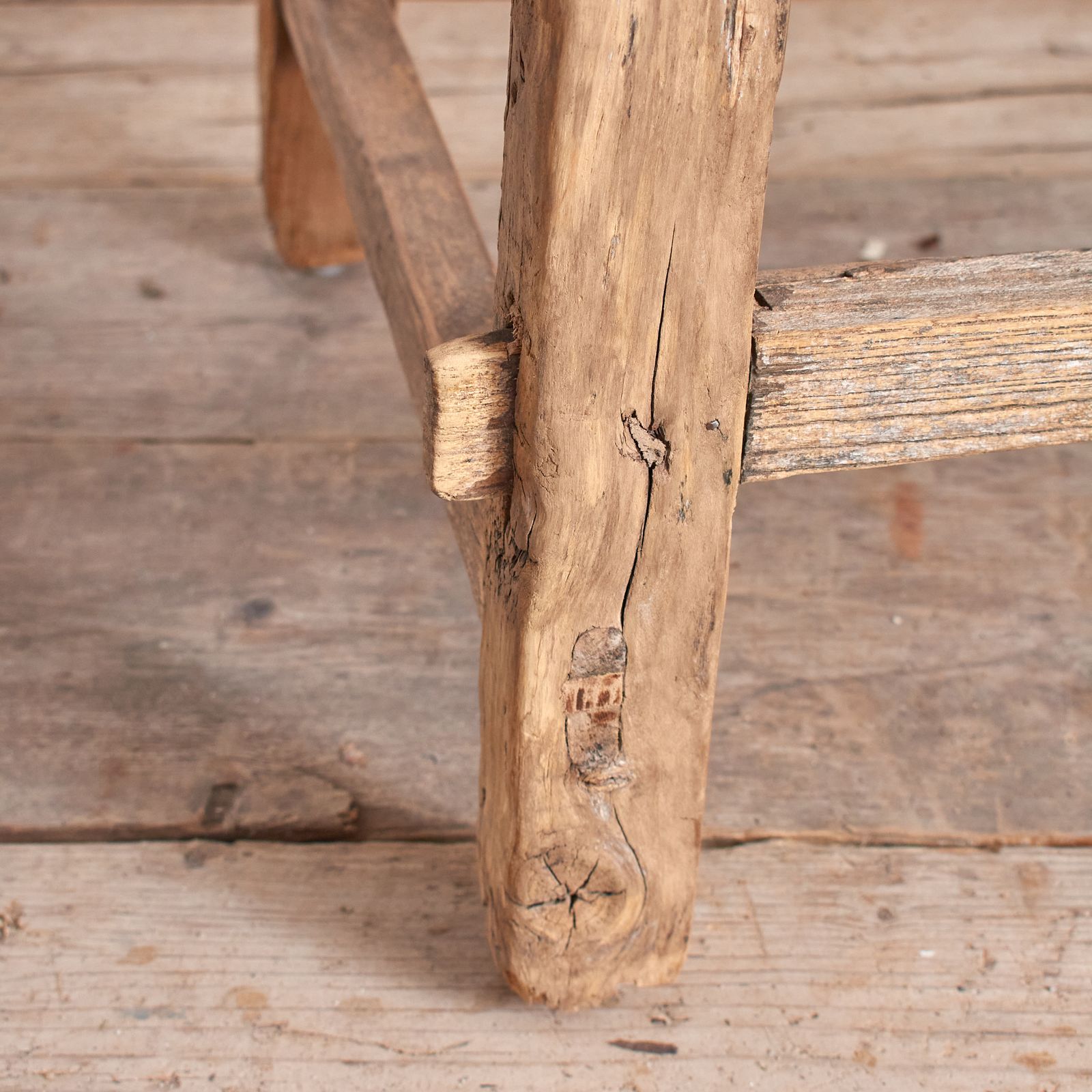 Antique Rustic Elm Coffee Table – Ba photo buy
