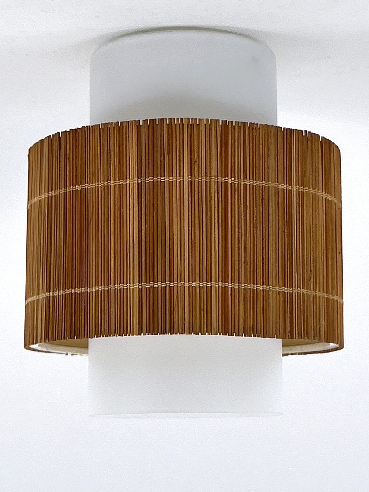 Elegant Mid Century Modern Flush Mount Or Ceiling Fixture Germany 1960s photo vinterior