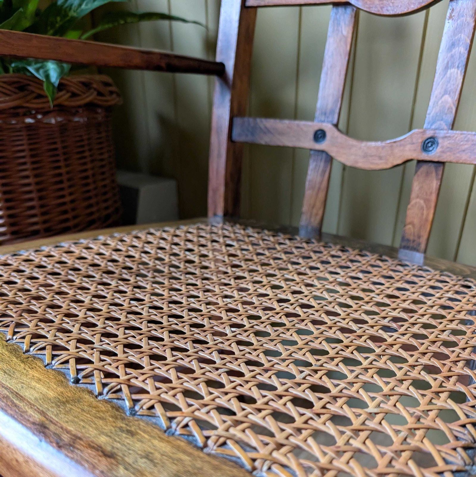 Pair Of Arts And Crafts Oak Fireside Chairs photo vintage