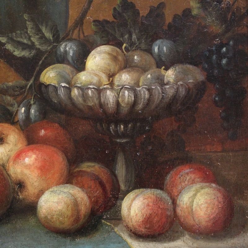 Peinture italienne d'époque, nature morte, XVIIIe siècle photo vintage