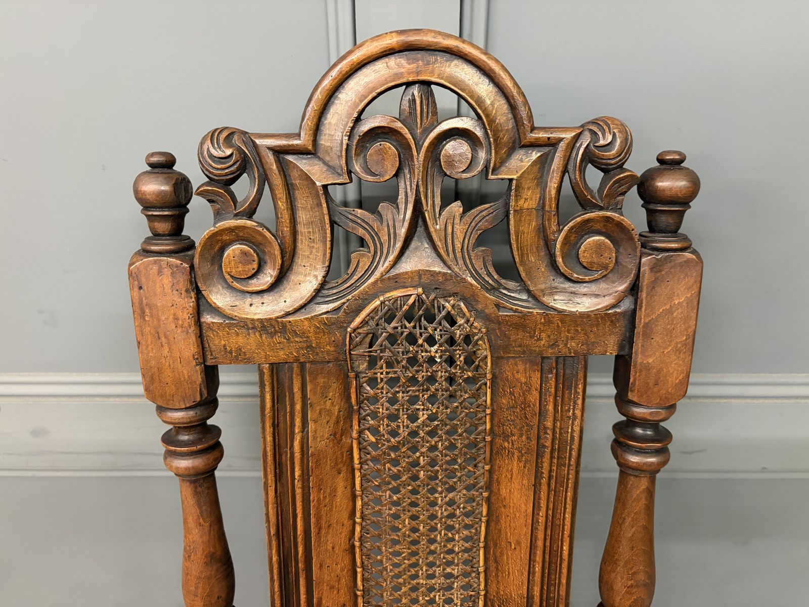 Carolean High Back Chair C.1680 photo Furniture