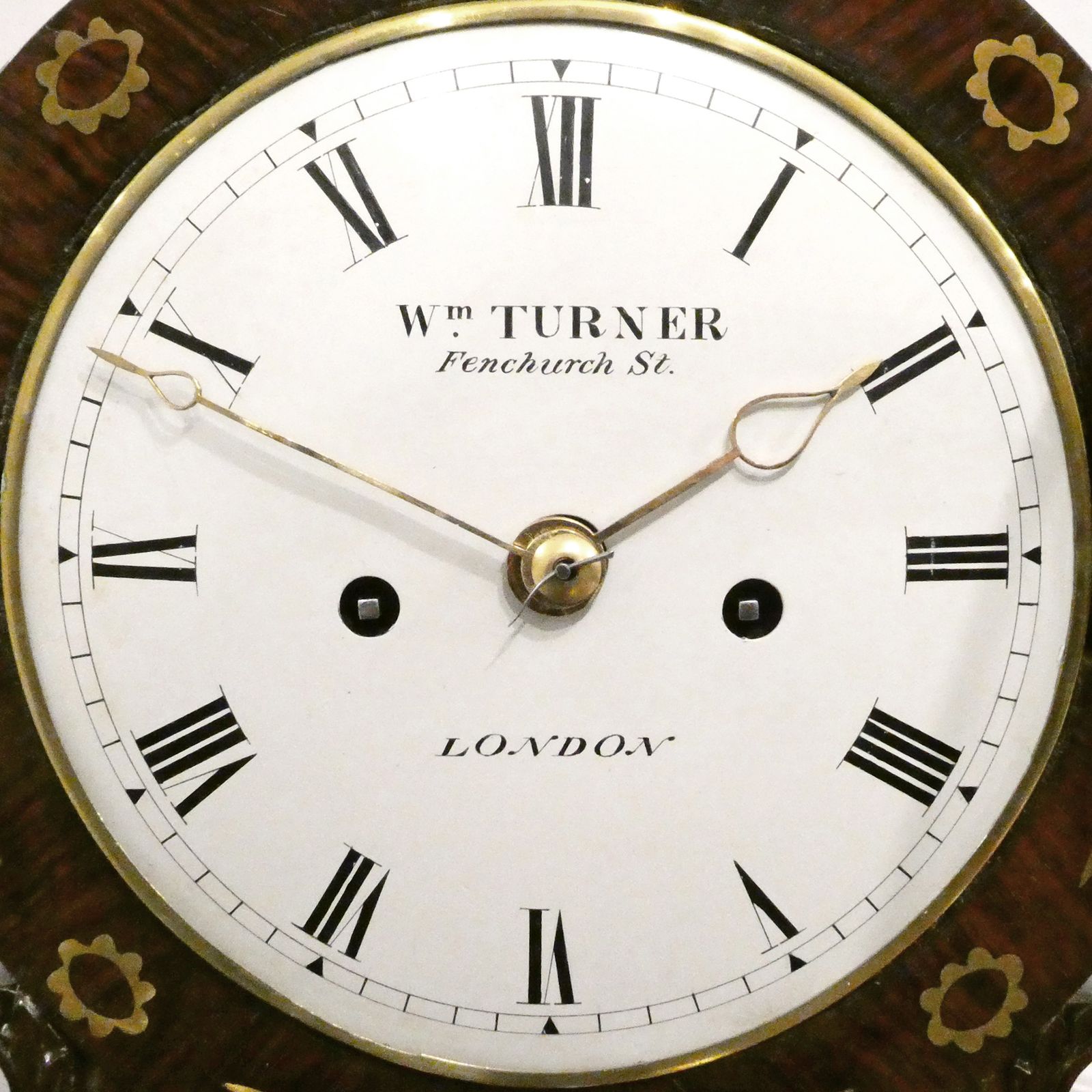 Georgian Rosewood Bracket Clock By William Turner Of London photo furniture