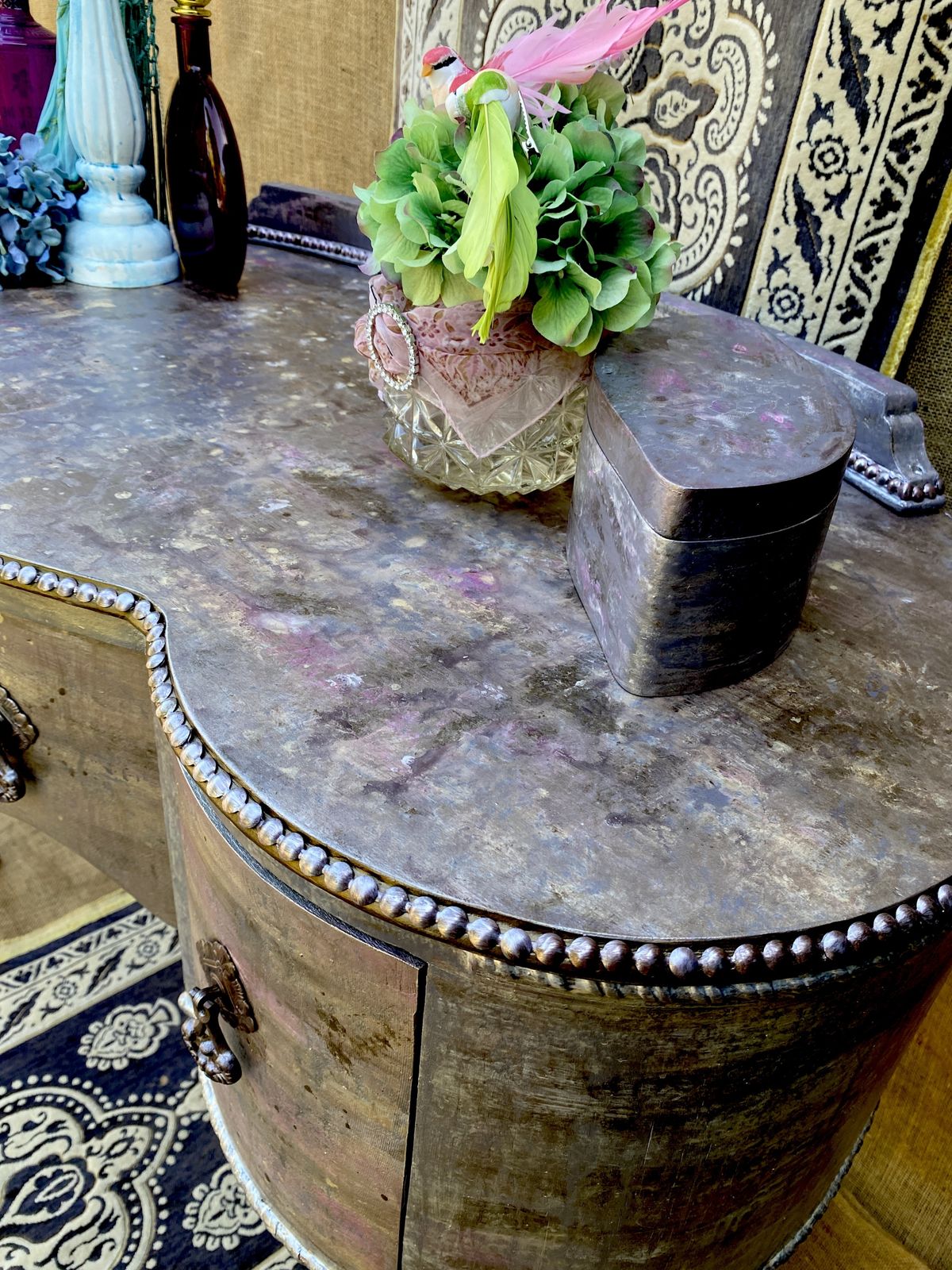 Furniture Pearlescent Vintage Dressing Table In A Re Vamp Alchemy photo